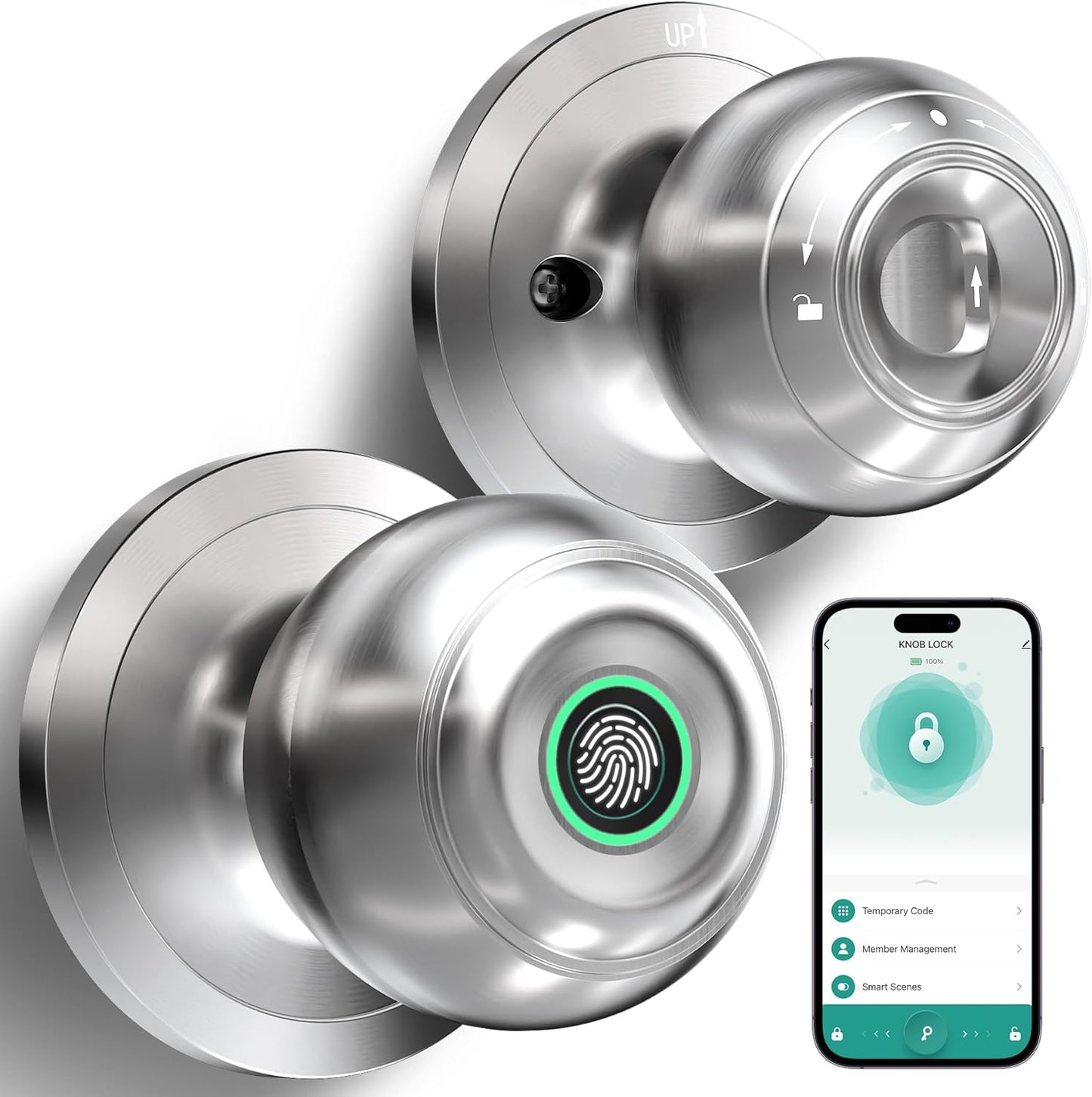 Fingerprint Door Lock with Smart Control for Keyless Entry