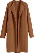 Women's Long Cardigan Sweater 2025 - Oversized Lapel Trench Coatigan