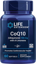 CoQ10 Ubiquinone with D-Limonene - Heart Health & Energy