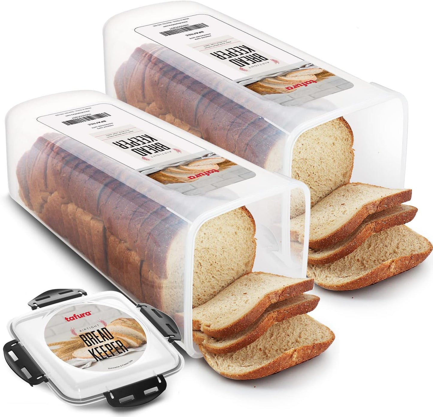 Tafura Bread Container - Airtight Holder for Fresh Baked Goods