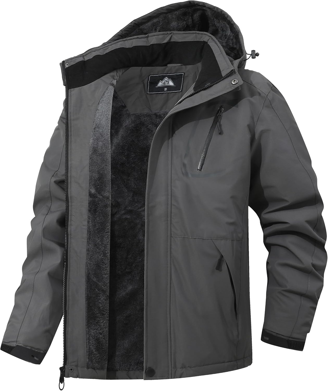 Men's Mountain Winter Coat Warm Fleece Ski Snow Jacket