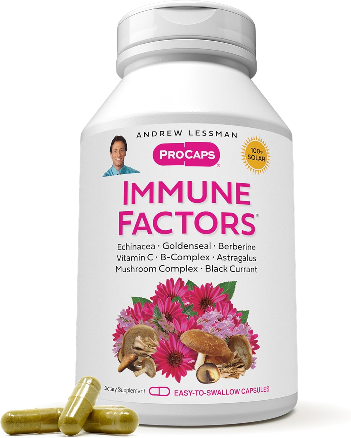 Immune Factors 360 Capsules - Echinacea, Goldenseal & More