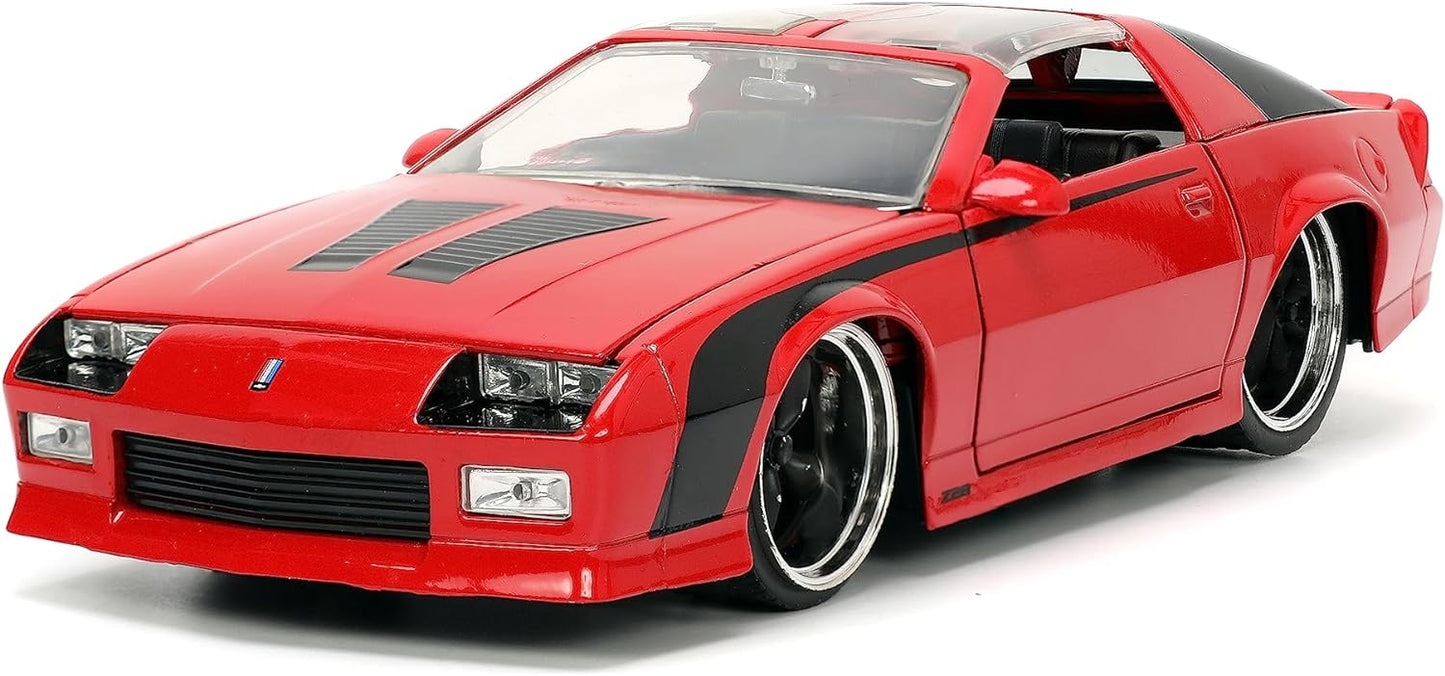 1985 Chevy Camaro Die-Cast Car Red 1:24 - Collectible Muscle