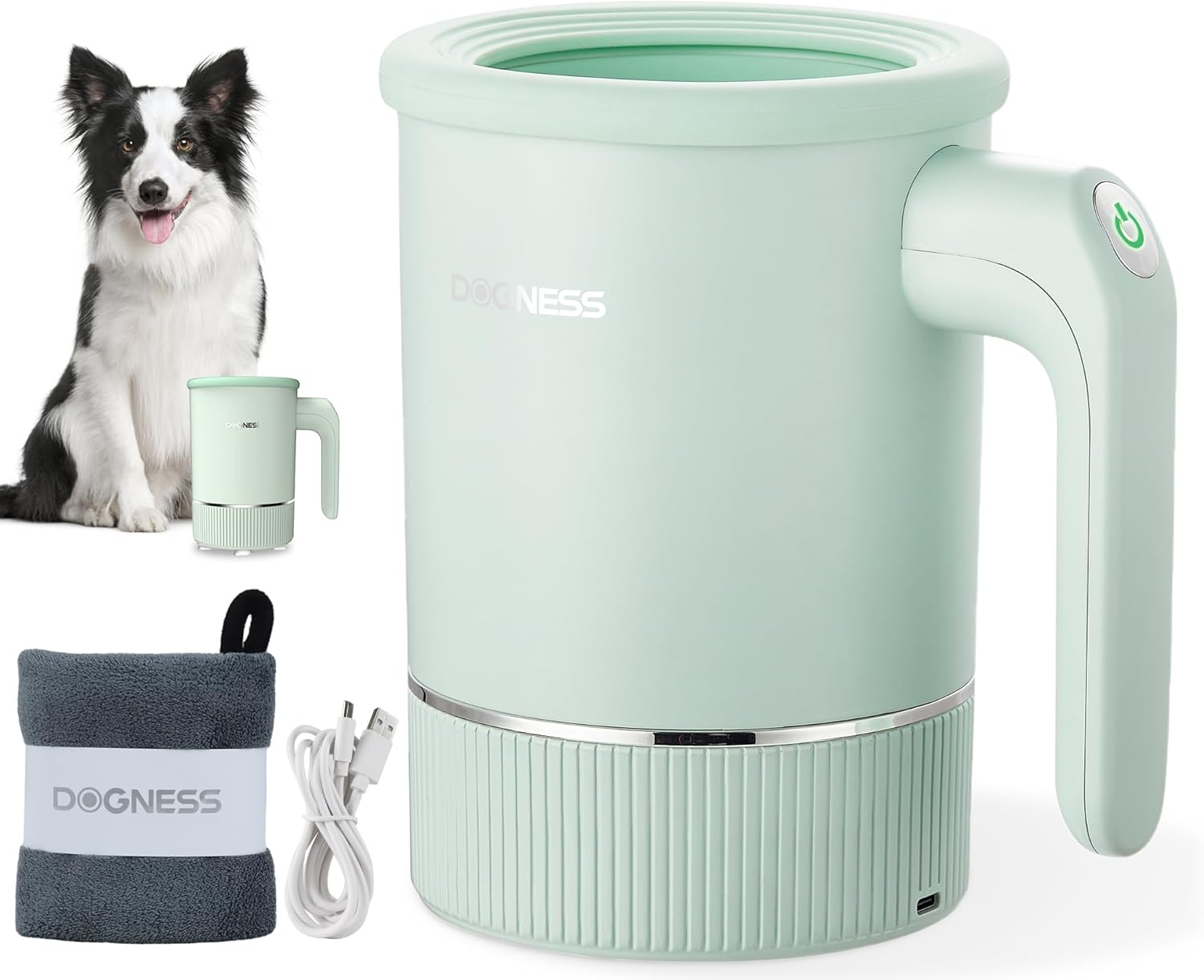 DOGNESS W02 Automatic Dog Paw Cleaner for Medium to Large Dogs
