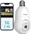 LaView 4MP Bulb Security Camera 5G & 2.4GHz WiFi - Color Night Vision