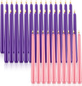 Patelai 40 Pc Christmas Advent Taper Candles 10 in - Festive Set