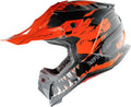 1Storm Adult Motocross Helmet Dinosaur Orange - Track Style Protection