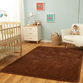 Shag Area Rugs for Bedroom - Plush Living Room Carpet 6 x 9 Feet