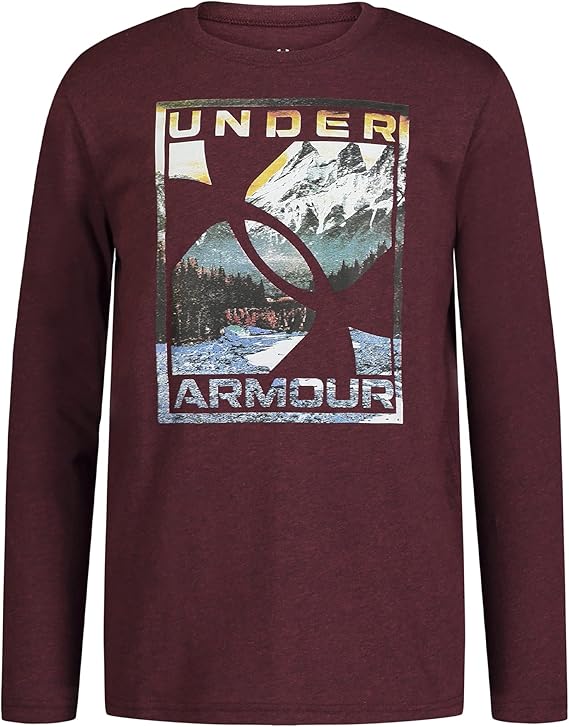 Under Armour Boys' Outdoor Long Sleeve Tee for Active Kids