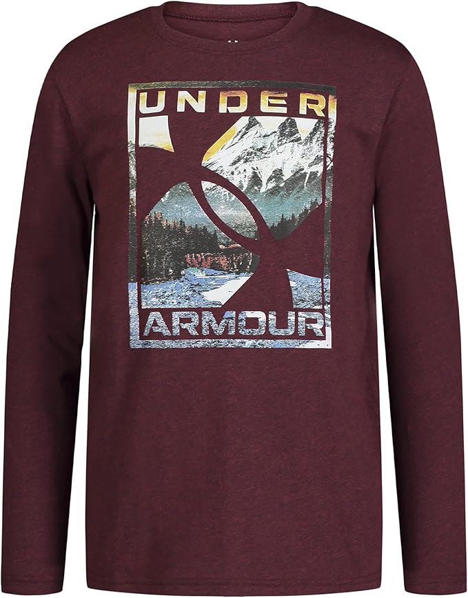 Under Armour Boys' Outdoor Long Sleeve Tee for Active Kids