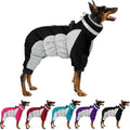 Four-Legged Dog Winter Coat with Harness - Full Body Fleece Warmth