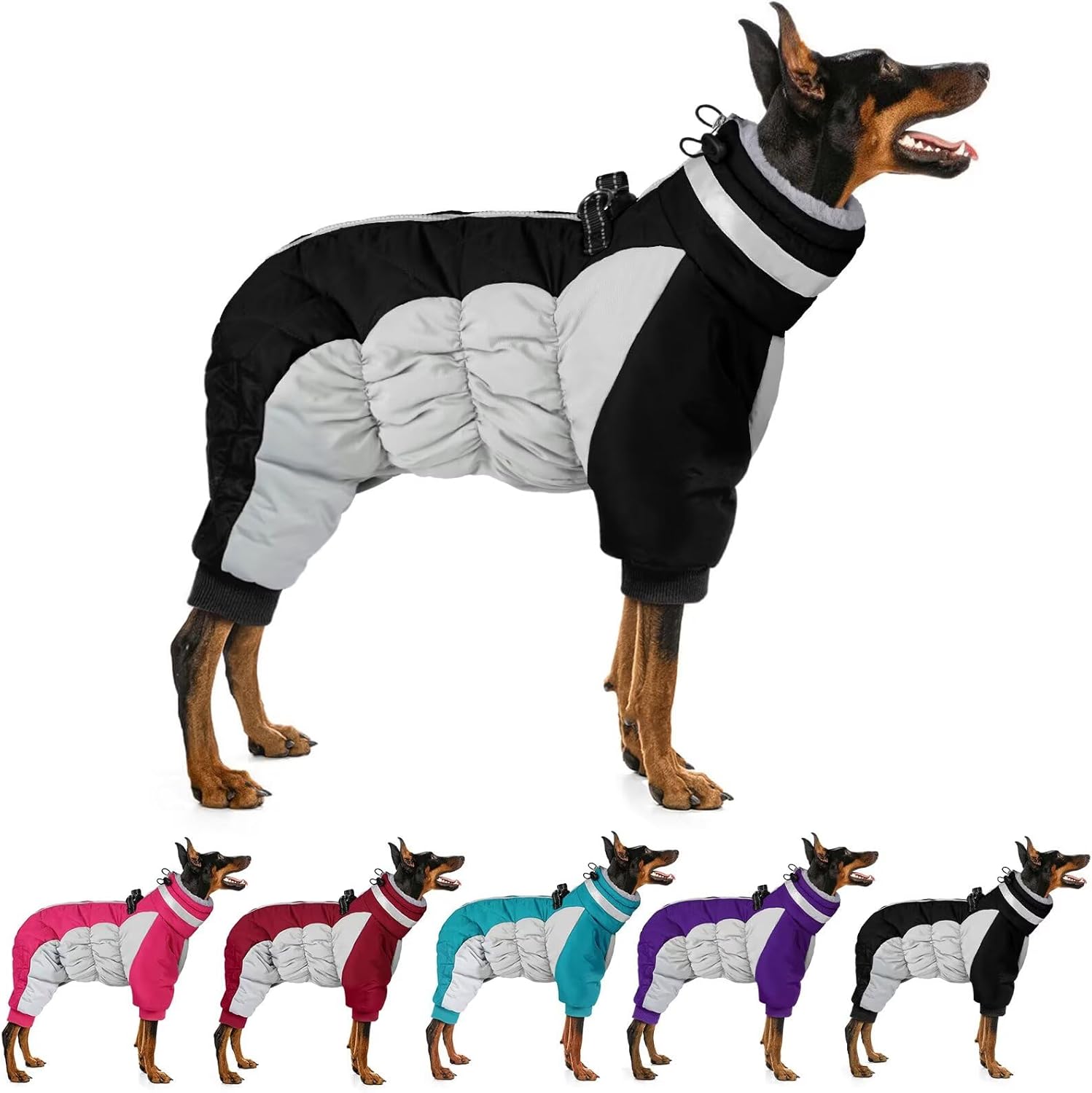 MIGOHI Full Body Dog Coat - Warm Reflective Winter Snowsuit