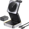 2025 Upgraded Wireless Charger 3 in 1 Foldable Magnetic Stand - Night