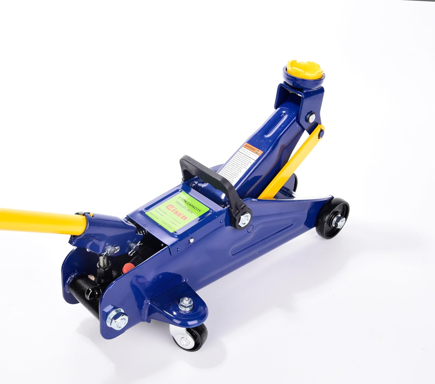 2 Ton Floor Jack - Hydraulic Trolley Jack for Home Garage Use