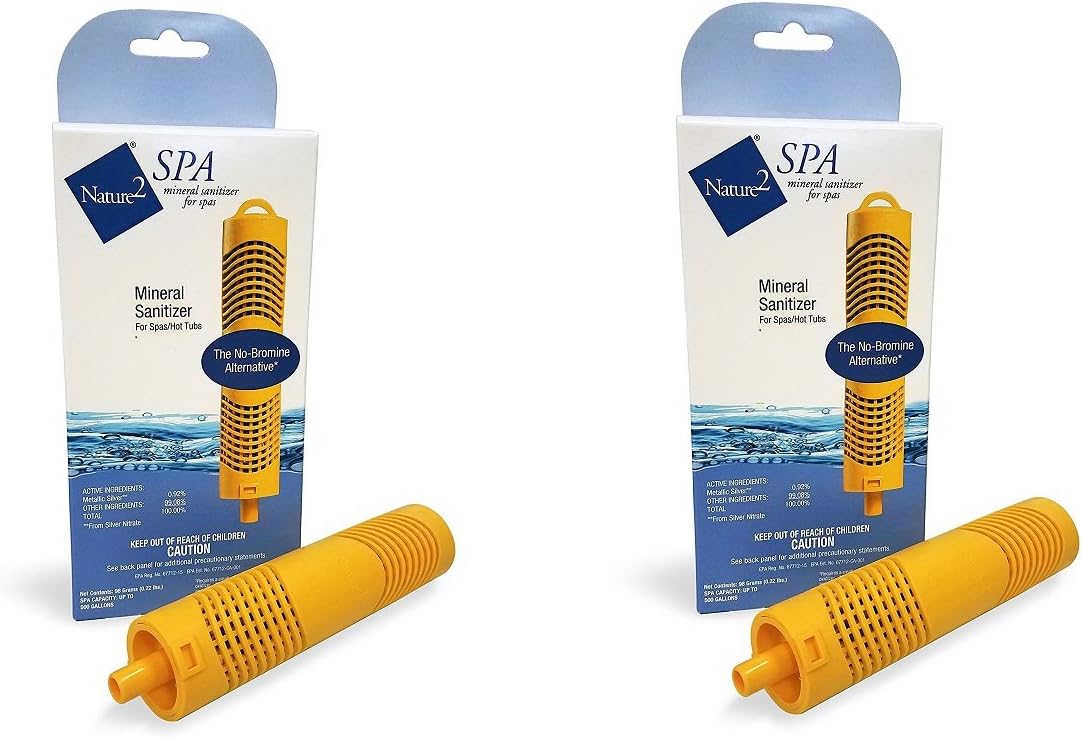 Nature2 Spa Mineral Sanitizer 2 Pack for Clean Spa Water