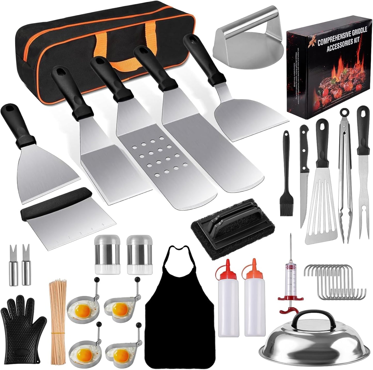 139PCS Griddle Accessories Set for Perfect Outdoor Barbecue