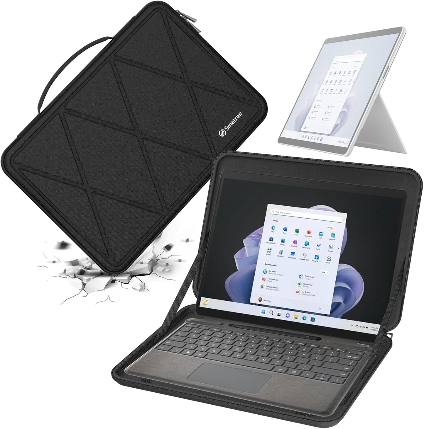 Smatree Hard EVA Protective Sleeve Case for Microsoft Surface Pro