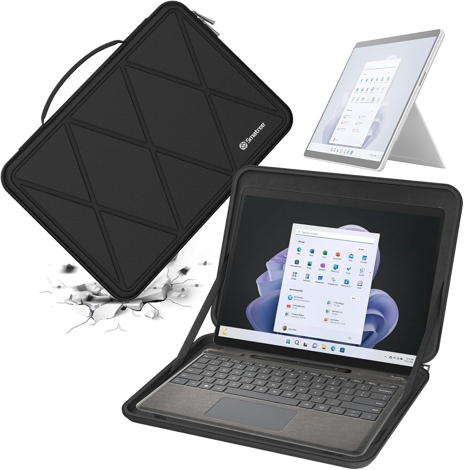 Smatree Hard EVA Protective Sleeve Case for Microsoft Surface Pro