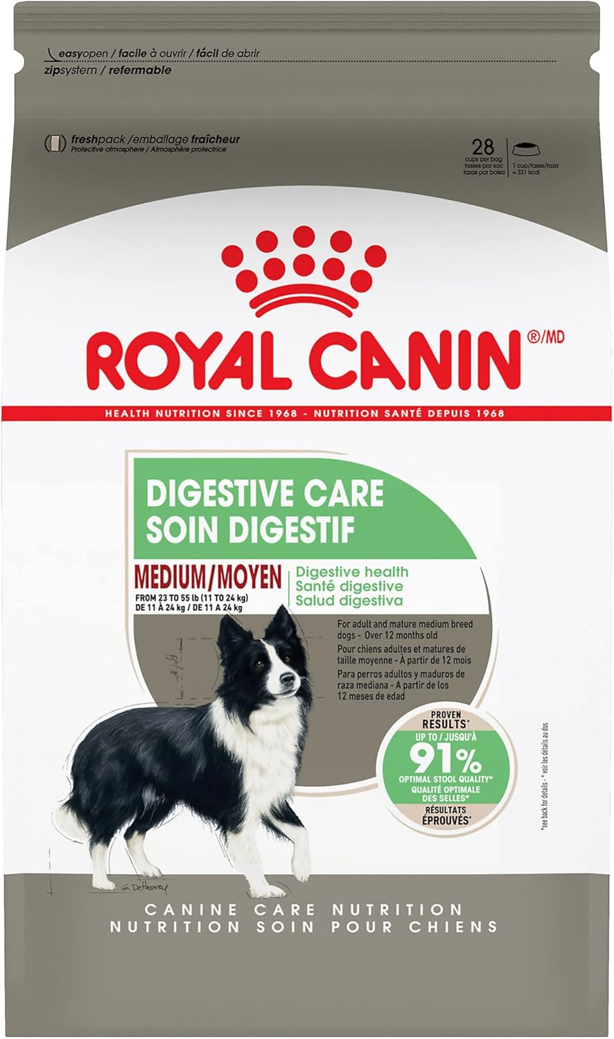 Royal Canin Medium Digestive Care Dry Dog Food for Sensitive Stomachs