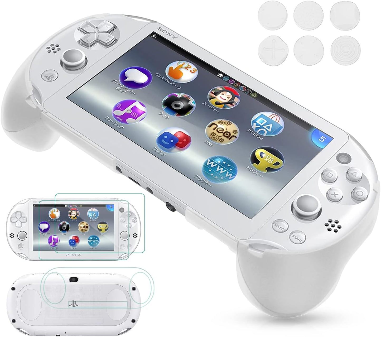 Hand Grip Handle Joypad Protective Case for PS Vita 2000 Slim