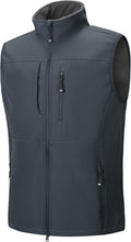 33,000ft Men's Lightweight Softshell Vest - Windproof Fleece Lined as