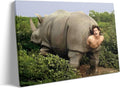 VYPEROCK Funny Framed Canvas Wall Art Bathroom Decor - Retro Humor