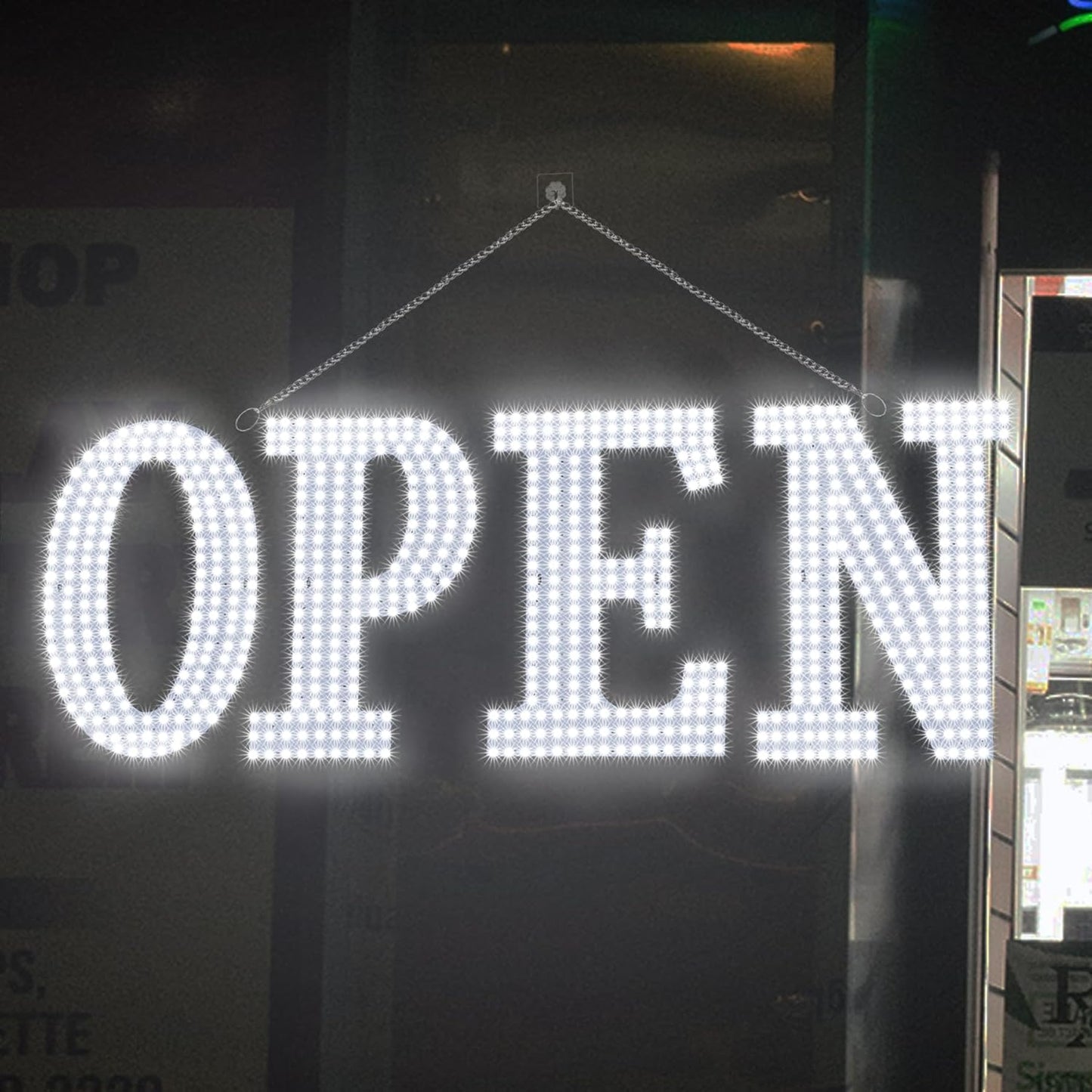 Ultra Bright Open Signs for Business - 40x14 inch LED Display