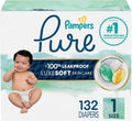 Pampers Pure Protection Baby Diapers Size 1 for Ultimate Comfort
