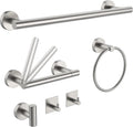 6 PCS Bathroom Hardware Set with 16in Towel Bar - Rustproof Kit