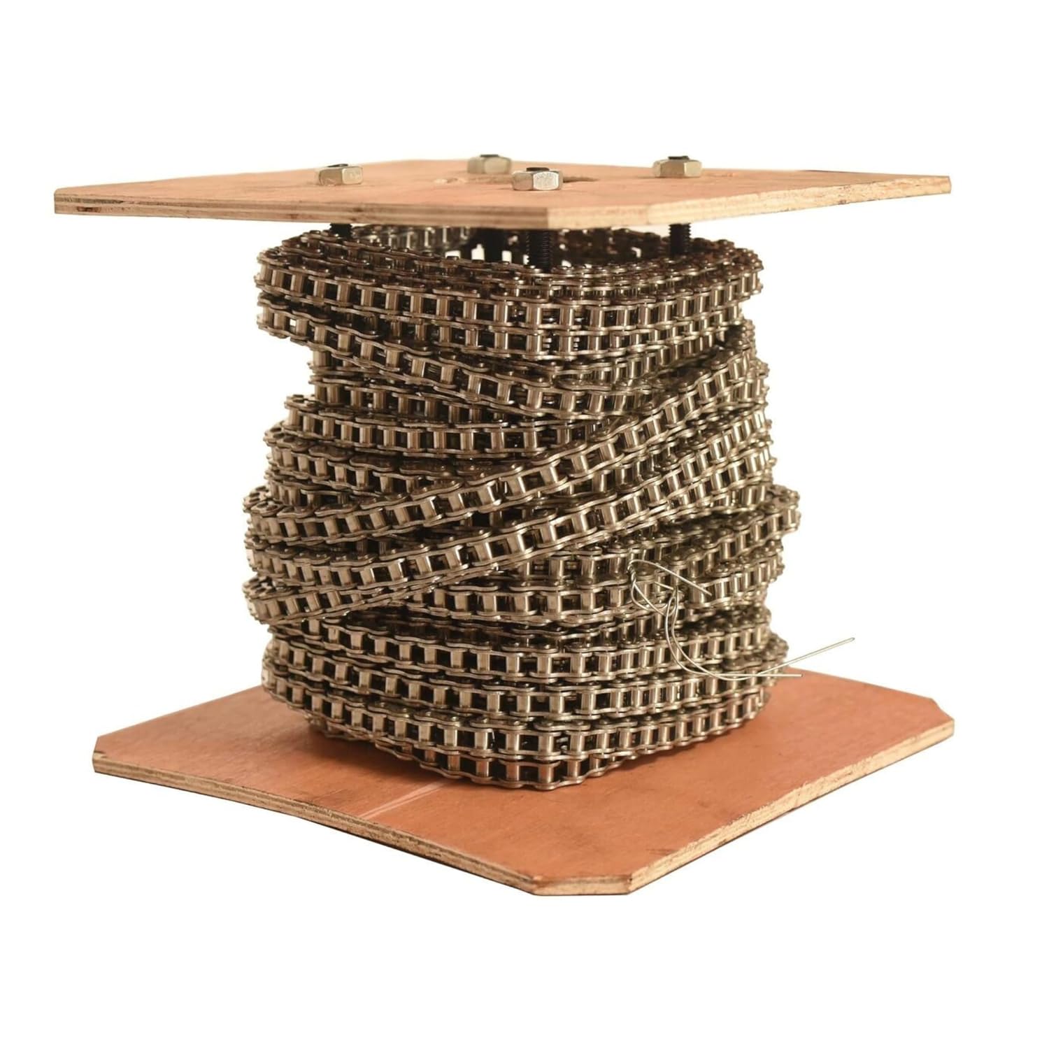 40NP Nickel Plated Roller Chain 50ft for Durability and Strength