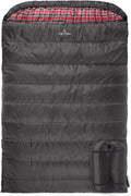 Teton Mammoth Queen Size Double Sleeping Bag - Spacious, Warm Comfort