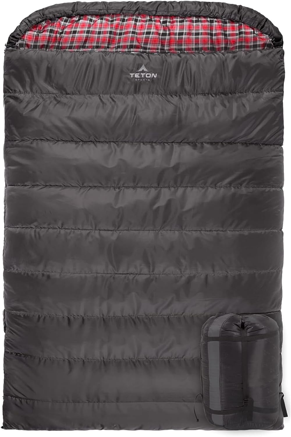 Teton Mammoth Queen Size Double Sleeping Bag for Family Camping