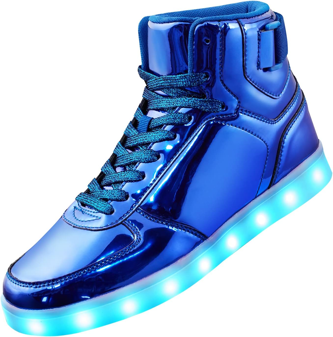 DIYJTS LED Light Up Shoes - High Top USB Rechargeable Sneakers