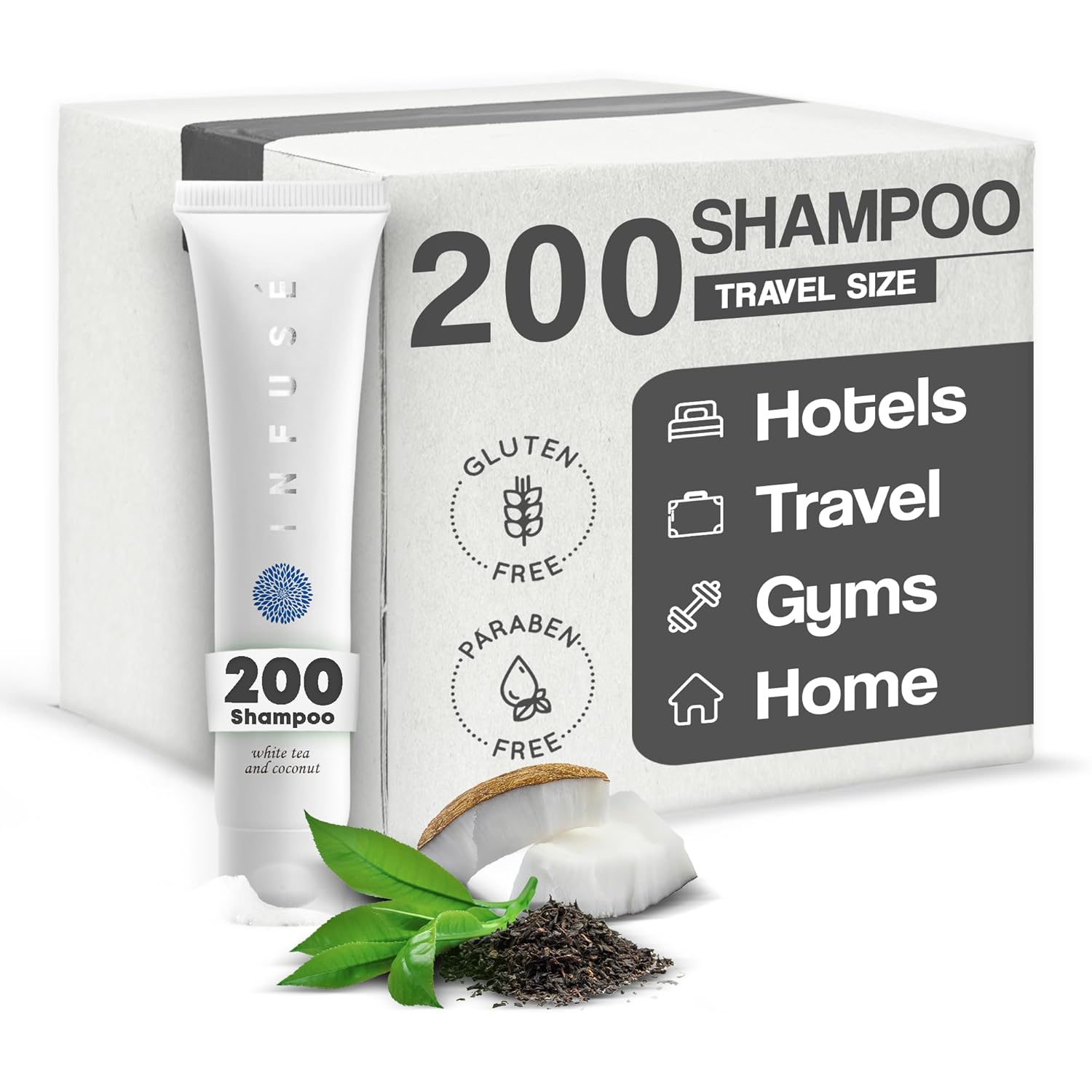 Infuse Hotel Shampoo 1 oz x 200 - Travel-Size Luxury!
