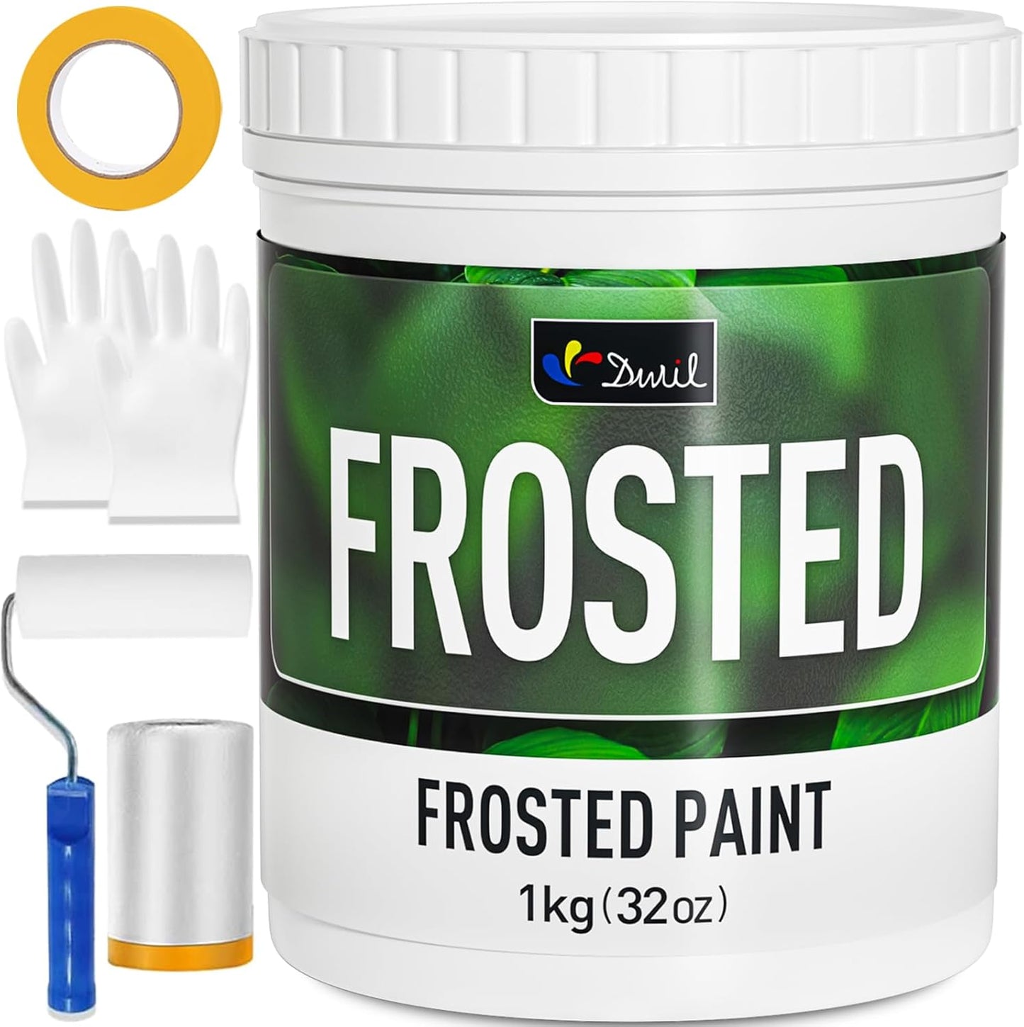 DWIL Frosted Glass Paint for Window Privacy - 32oz Kit