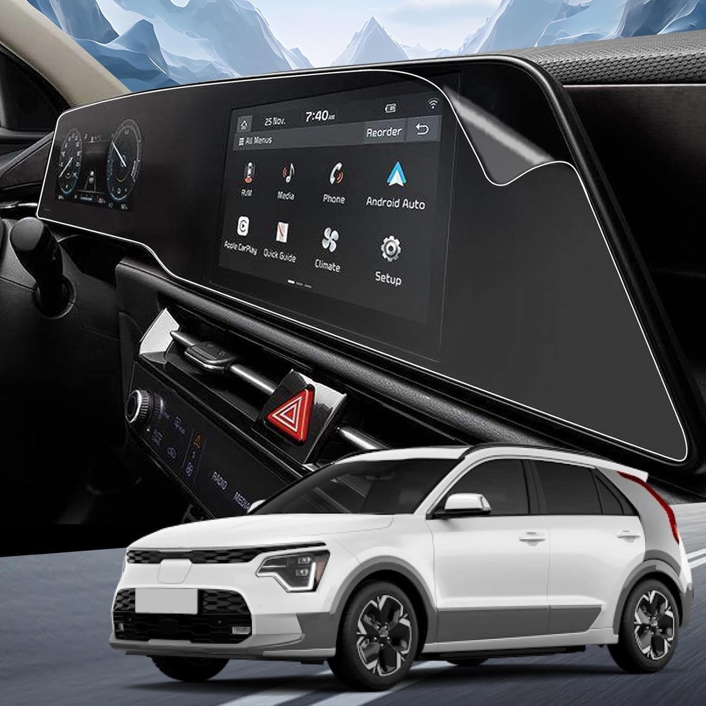 Kia Niro Screen Protector for 2023 2024 2025 Models - Custom Fit