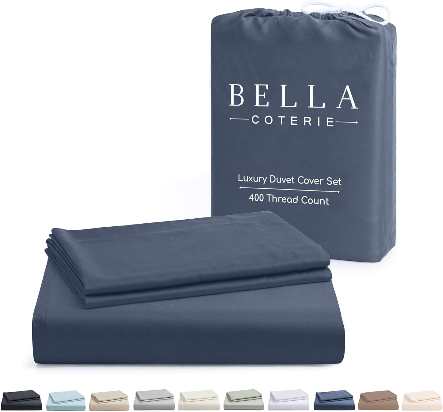 Luxury Bamboo Viscose Queen Duvet Cover Set for Ultimate Comfort