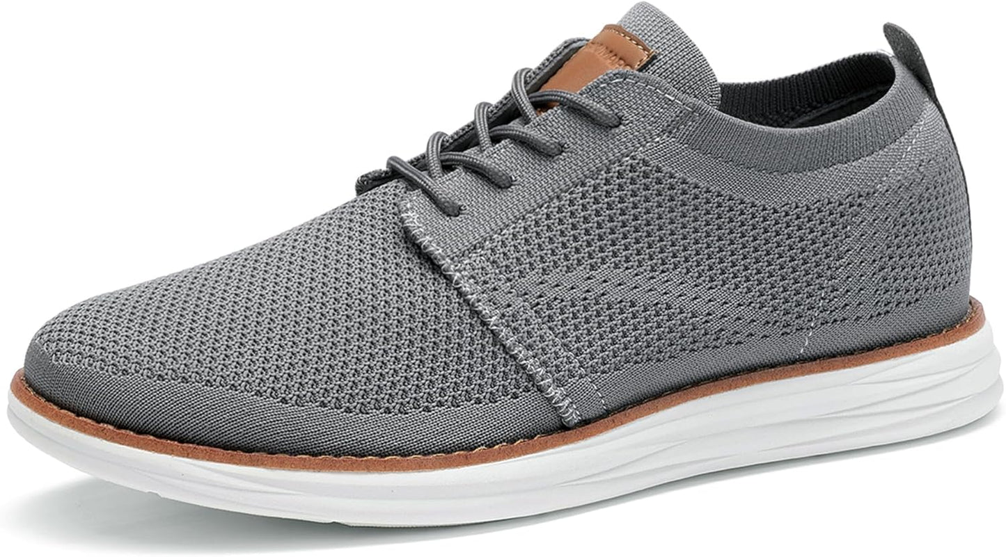 Bruno Marc Men's KnitFlex Breeze Mesh Sneakers for Comfort