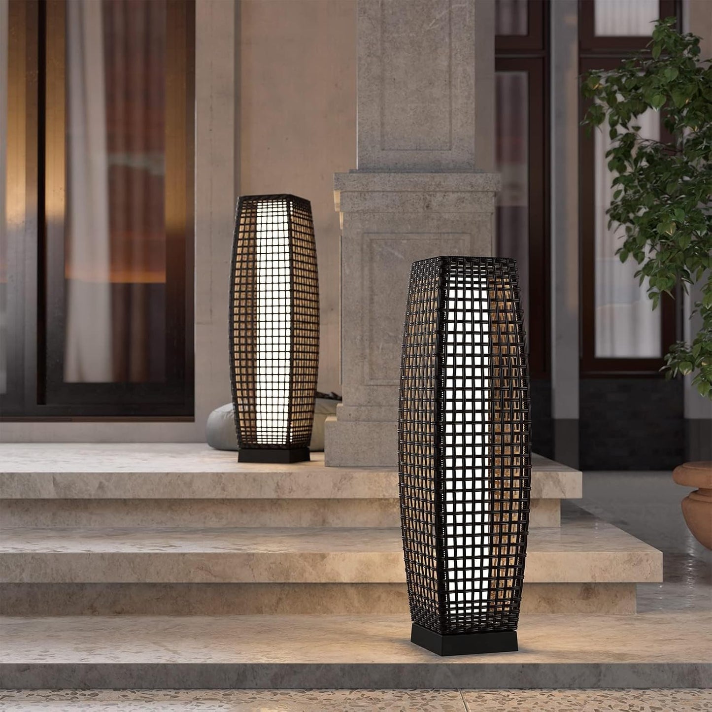 Grand patio Solar Powered Lantern for Outdoor Lighting Needs