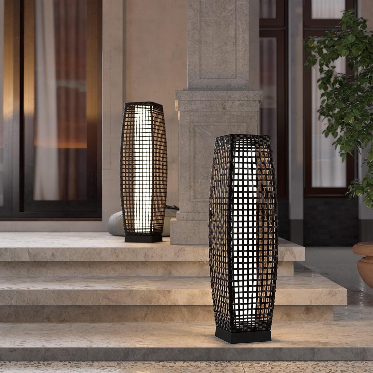 Grand patio Solar Powered Lantern for Outdoor Lighting Needs