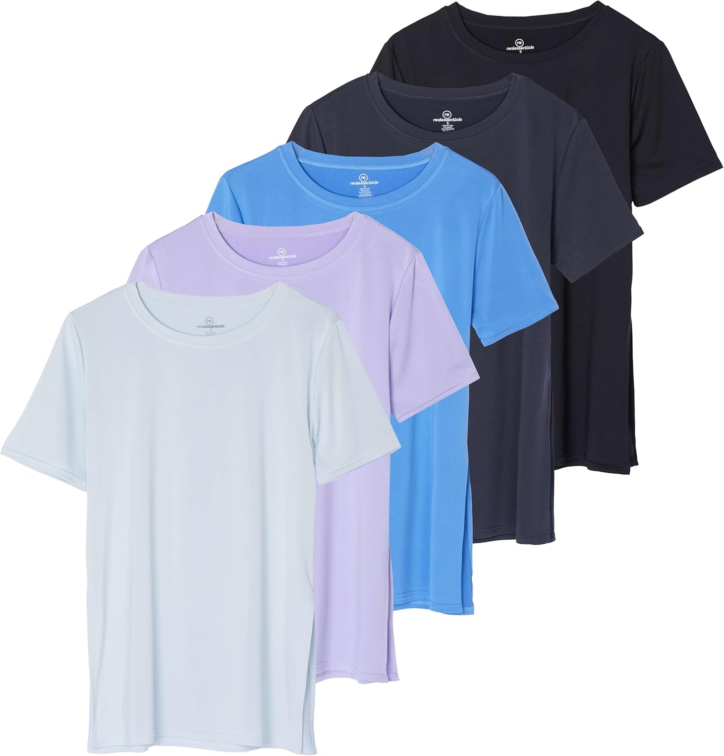 Women's Short Sleeve Active Workout T-Shirts for Plus Sizes
