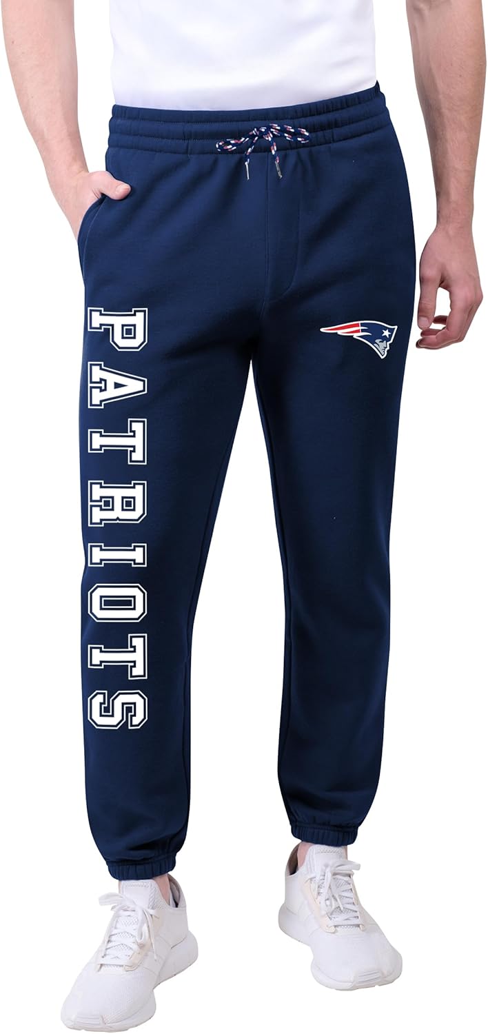 Ultra Game Men's NFL Official Active Super Soft Fleece Joggers