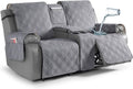 TAOCOCO 100% Waterproof Loveseat Recliner Cover for Pet Protection