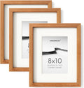 8x10 Picture Frame Set of 3 in USA-Sourced Cherry Wood