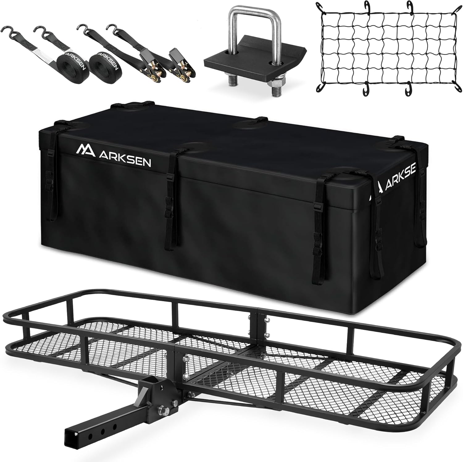 ARKSEN 60 x 23 x 5.5 Inch Folding Hitch Cargo Carrier Review