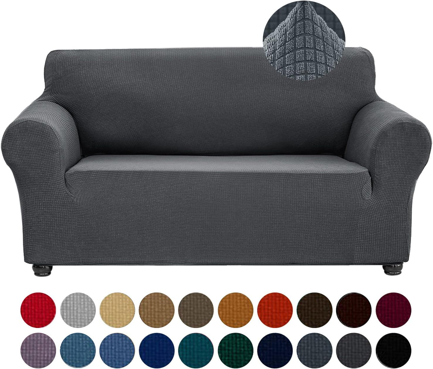 Joccun Stretch Loveseat Couch Cover Slipcover for 2 Cushion Sofa
