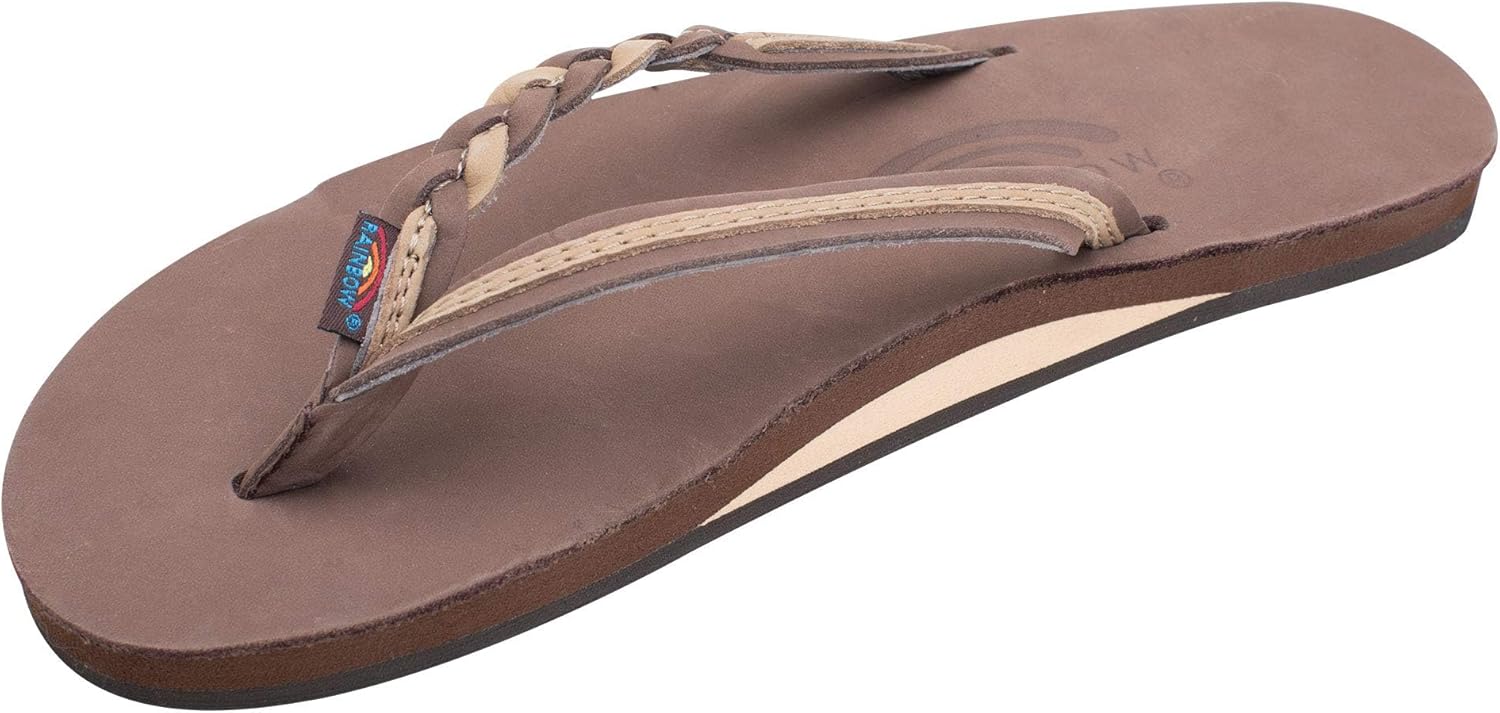 Rainbow Sandals Womens Flirty Braidy Premier Leather Footwear