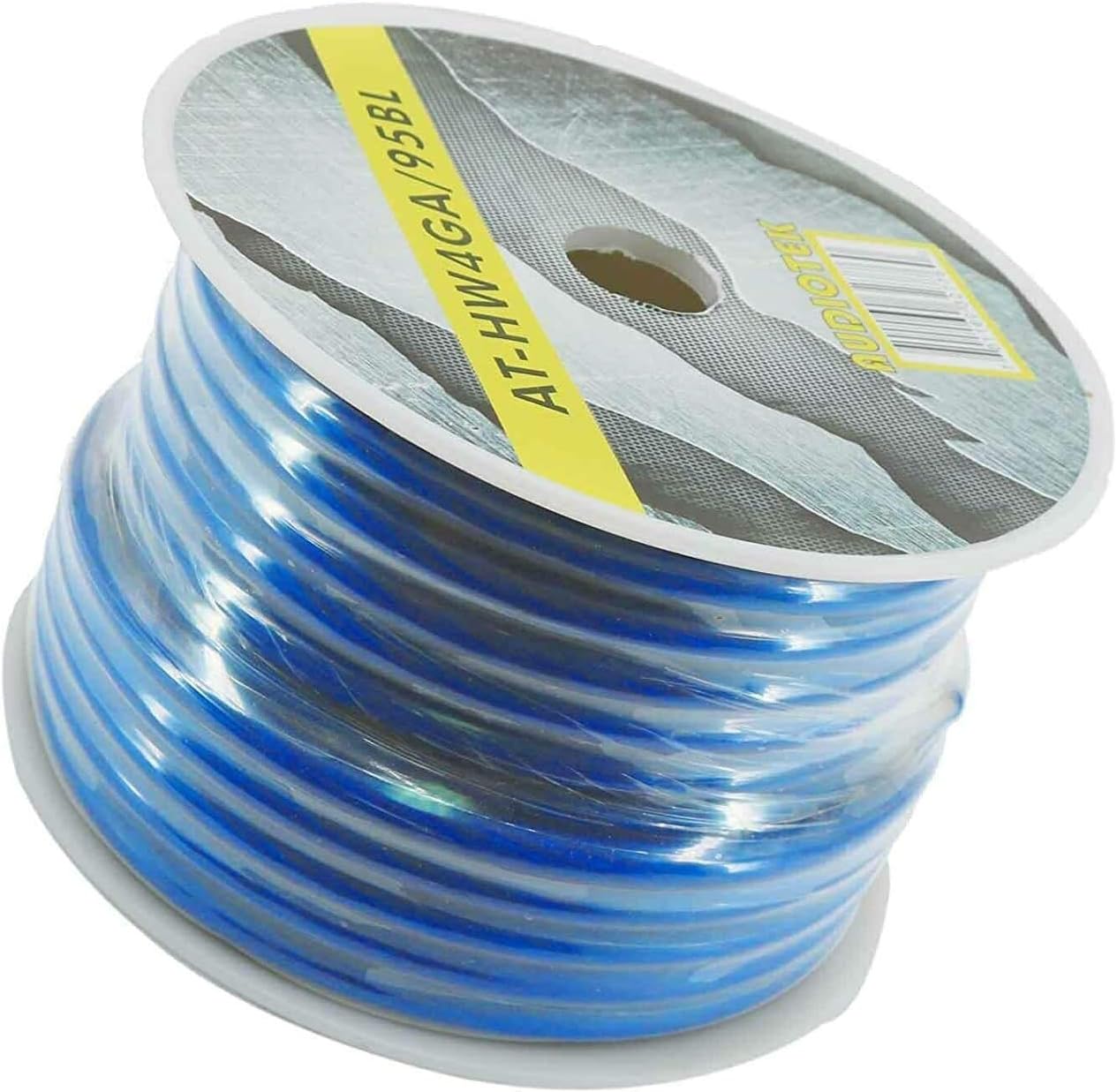 4 Gauge Wire Blue Amplifier Power/Ground 95 Feet Cable Roll