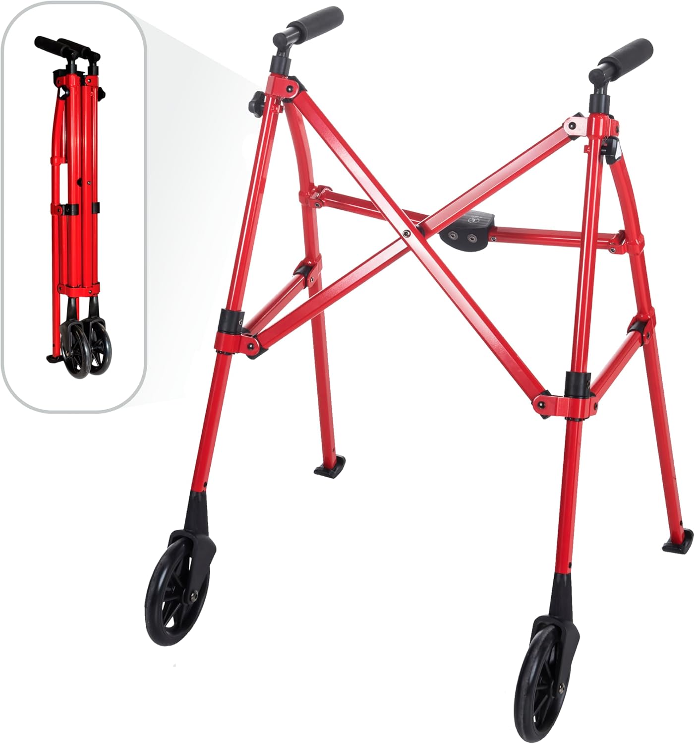 Stander Space Saver Walker: Compact Folding Mobility Aid for Seniors