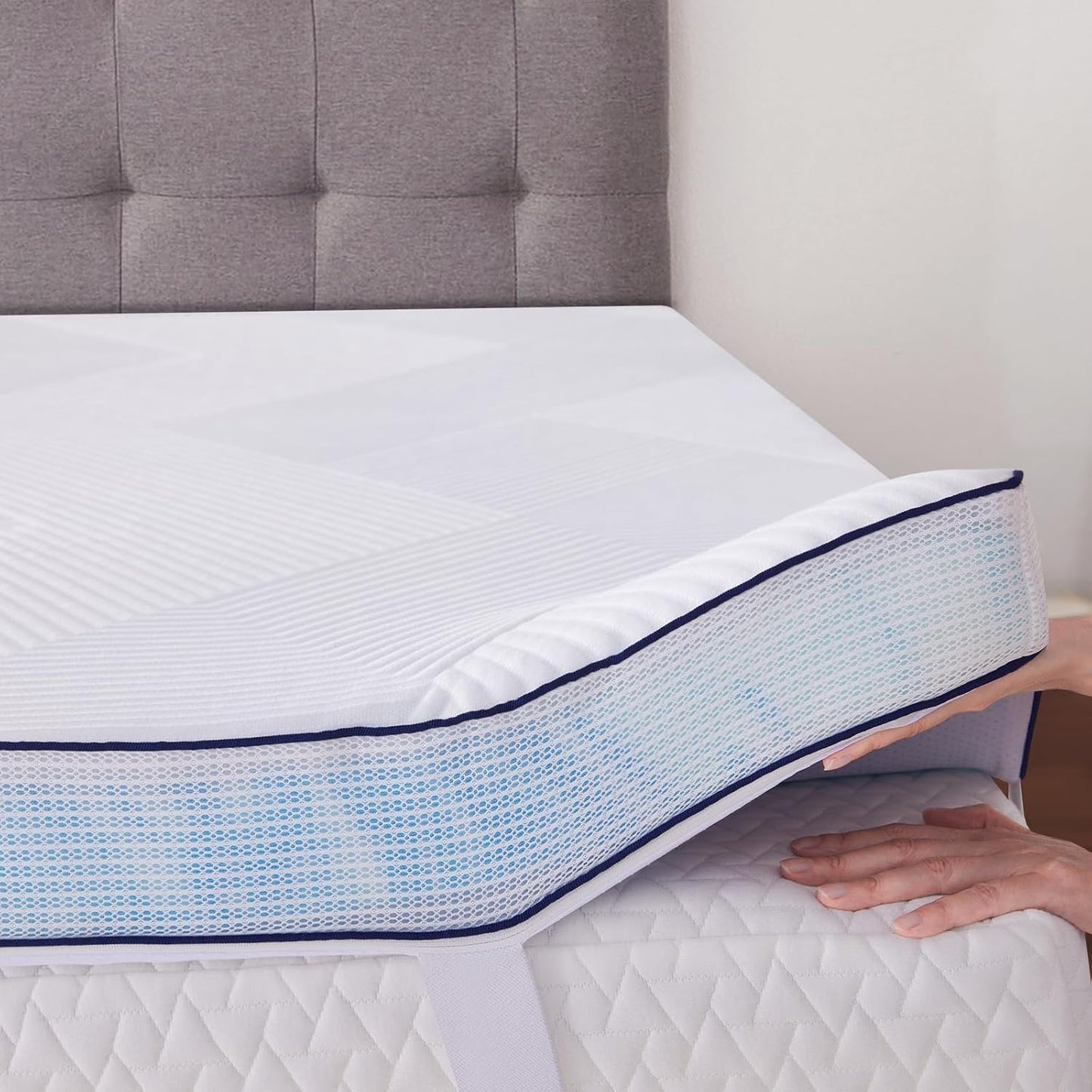 3 Inch Memory Foam Mattress Topper for Twin Size Comfort